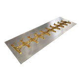 Tree-Style Brass Burner/Rectangular Plate - CFBT290